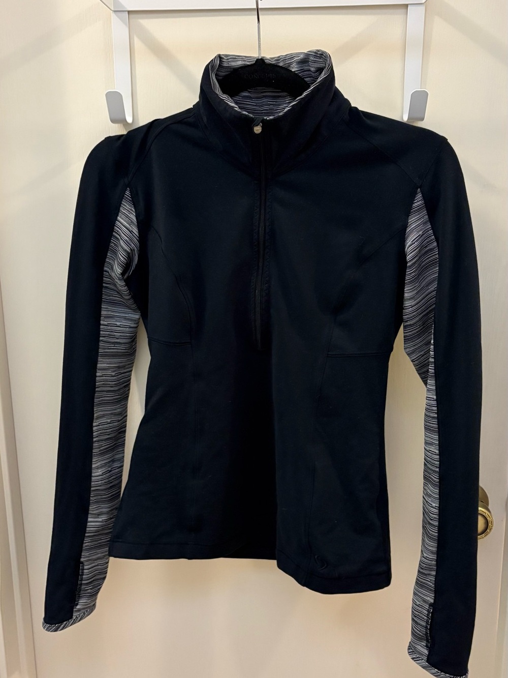 Moving Comfort Black 3/4 zip Pullover